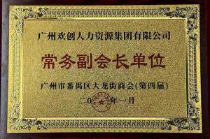 乐玩（中国）集团被选为大龙街商会“常务副会长单位”